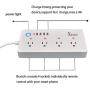 Xenon Smart Power Strip, WiFi Surge Protector,Works with Alexa/Google Home，4AC and 4USB, Remote Control via Smart Phone, Individual Control, Timing Schedule, No Hub Required, White