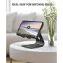 Nulaxy Phone Stand, Adjustable Cell Phone Stand, Phone Holder for Desk, Desktop Holder, Cradle, Dock Compatible with Nintendo Switch, iPhone Xs Xr 8 X 7 6 6s Plus SE 5 5s 5c, All Smartphone - Black