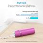 [Upgraded] POWERADD Slim 2 Most Compact 5000mAh External Battery 2.1A Ouput Portable Charger with Smart Charge for iPhones, iPad, Samsung Galaxy, HTC and More (C-Rose Red)