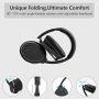 Noise Cancelling Headphones Real Over Ear,Wireless Lightweight Srhythm Durable Foldable Deep Bass Hi-Fi Stereo Bluetooth Headset with Mic and Wire for TV, PC, Cell Phone- Low Latency