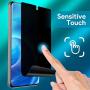 [2 Pack] Galaxy S20 Privacy/HD Screen Protector, Anti-Spy Flexibel Film TPU Screen Protector for Galaxy S20 5G 6.2 Inch 2020 [Support Fingerprint ID] [Case Friendly] [Full Coverage] - Black