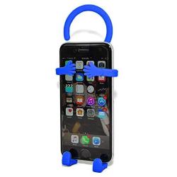 Bondi Silicon Flexible Cell Phone Holder, (Blue)