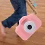 I-SEE Kids Camera, Digital Video Mini Camera, Soft Silicone Mini Learning Toy Cameras, Rechargeable Children Duo Selfie Camera for Age 4 5 6 7 8 9 10 Years Old Boys Girls, Pink