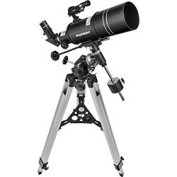 Orion Observer 80ST 80mm Equatorial Refractor Telescope