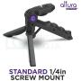 Altura Photo Mini Tripod Tabletop Stand w/Soft Pistol Grip for DSLR, Audio Recorder and Video