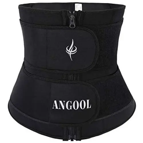 ANGOOL Neopren Sweat Waist Trainer Corset for Women Weight Loss with YKK Zipper,Trimmer Belt Body Shaper Cincher ANGOOL Neopren Sweat Waist Trainer Corset for Women Weight Loss with YKK Zipper,Trimmer Belt Body Shaper Cincher