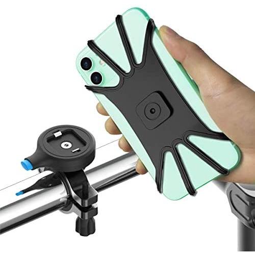 SPORTLINK Metal Bike Phone Mount, Quick Mount Adjustable Bicycle Phone Holder,Universal Motorcycle Handlebar Mount, Fit for iPhone 11 Pro Max/XR/XS Max/8/7/6 and Any Phones 4.7" to 6.5"