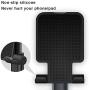 Cell Phone Stand, Adjustable Cell Phone Stand Fully Foldable Stand for Cell Phone Desktop Phone Holder, Compatible with iPhone 11 Pro Xs Max Xr X 8, iPad Mini Kindle, Tablet (Black)