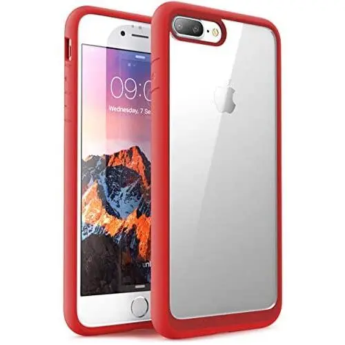 SUPCASE Unicorn Beetle Style Premium Hybrid Protective Clear Case for Apple iPhone 7 Plus 2016 / iPhone 8 Plus 2017 (Red) SUPCASE Unicorn Beetle Style Premium Hybrid Protective Clear Case for Apple iPhone 7 Plus 2016 / iPhone 8 Plus 2017 (Red)