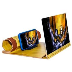 12 Screen Magnifier for Smartphones. Best Foldable Cellphone Stand with Screen Amplifier for Mobile | Magnifier Projector Screen Designed for Movies, Videos, Clips, and Gaming