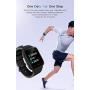 WYNCO Smart Bracelet Wireless Bluetooth Running Wristband Heart Rate Blood Pressure Sleep Monitoring Fitness Tracker Call Message Reminder Calorie Counter Pedometer for Women Men (G20 Watch)