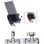 Flexible Long Arms Stand Clip Holder,Hanging on Neck Universal Mobile Phone Stand Loungers Bracket for Mobile Phone Tablet PC Desktop(Black)