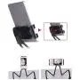 Flexible Long Arms Stand Clip Holder,Hanging on Neck Universal Mobile Phone Stand Loungers Bracket for Mobile Phone Tablet PC Desktop(Black) Flexible Long Arms Stand Clip Holder,Hanging on Neck Universal Mobile Phone Stand Loungers Bracket for Mobile Phone Tablet PC Desktop(Black)