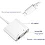 Headphone Adapter for iPhone 3.5mm Jack Car Charger Aux Cord Dongle 2 in 1 Earphone Splitter Charger Cables & Audio for iPhone 11/7/7 Plus/ 8/8 Plus Xs/Xs Max/XR Connector Support All iOS System