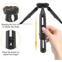 Qwoo 10 Selfie Ring Light with Tripod Stand, LED Beauty Ring Light with Phone Holder for Streaming & YouTube Video Makeup Compatible with iPhone/Android, 3 Light Modes & 10 Brightness Levels