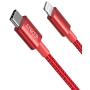 USB C to Lightning Cable, Anker New Nylon USB-C to Lightning Charging Cord for [3.3ft Apple MFi Certified] for iPhone 11 Pro/X/XS/XR / 8 Plus/AirPods Pro, Supports Power Delivery (Red)
