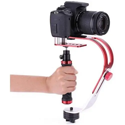 Qiilu Camcorders Stabilizer, PRO Handheld Steadycam Video Stabilizer for Digital Camera Camcorder DV DSLR SLR Film Movie Video Making System Kit