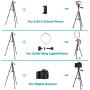 12" LED Selfie Ring Light with Tripod Stand & Cellphone Holder for Live Stream/Makeup/YouTube Video, Dimmable Beauty Ringlight for iPhone Android Phone, Color Temperature 3000K-6000K, 162Bulbs, Remote 12" LED Selfie Ring Light with Tripod Stand & Cellphone Holder for Live Stream/Makeup/YouTube Video, Dimmable Beauty Ringlight for iPhone Android Phone, Color Temperature 3000K-6000K, 162Bulbs, Remote