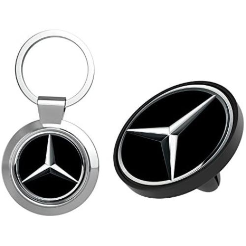 Magnetic Phone Car Mount, Universal Air Vent Car Cell Phone Holder and Key Chain [2 Pack], Compatible with iPhone X/8/8 Plus/7/7 Plus/6s Plus, Samsung Galaxy, LG, Nexus and More - Mercedes Benz