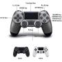 Phone Accessories Bluetooth Wireless Joystick for PS4 Gamepads Controller Fit Console for Playstation Dualshock 4 Gamepad for PS3 Controller-Transparent Red-,