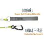 Mighty Paw Chew-Proof Dog Leash - Six-Foot Cable Lead, Steel Braided Cord with Padded Handle and Rock Climbers Carabiner