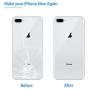 Vimour Back Glass Replacement for iPhone 8 Plus 5.5 Inches All Carriers with Pre-Installed Camera Lens, Bracket, Adhesive and Repair Tool Kits (White)