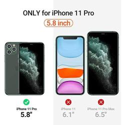 TORRAS Diamonds Clear iPhone 11 Pro Case, [10X Anti-Yellowing] [Shock Absorption] Thin Slim Fit Shockproof Hard PC Back & Soft TPU Bumper Phone Cover Designed for iPhone 11 Pro Cases, Transparent