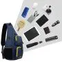 WANDF Sling Bag One Strap Backpack Travel Crossbody Backpack Water-Resistant