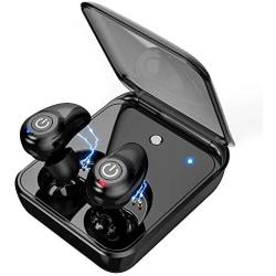 Wireless Earbuds for Android iPhone Bluetooth 5.0 Headphones with Mic 72 Hours Cycle Playtime Auto Pairing 3D Stereo Sound Cordless Wireless Earbuds Headset Earphones with 2000 mAh Charging Case