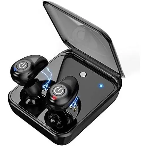 Wireless Earbuds for Android iPhone Bluetooth 5.0 Headphones with Mic 72 Hours Cycle Playtime Auto Pairing 3D Stereo Sound Cordless Wireless Earbuds Headset Earphones with 2000 mAh Charging Case Wireless Earbuds for Android iPhone Bluetooth 5.0 Headphones with Mic 72 Hours Cycle Playtime Auto Pairing 3D Stereo Sound Cordless Wireless Earbuds Headset Earphones with 2000 mAh Charging Case