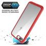 SUPCASE Unicorn Beetle Style Premium Hybrid Protective Clear Case for Apple iPhone 7 Plus 2016 / iPhone 8 Plus 2017 (Red)