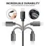 PURIDEA 6Ft iPhone Charger Cable, 5Pack 6 Feet Lightning Certified Fast Charging Cord Compatible for iPhone Xs Max X 8 7 6S 6 Plus iPad 2 3 4 Mini, iPad Pro Air, iPod (Black) PURIDEA 6Ft iPhone Charger Cable, 5Pack 6 Feet Lightning Certified Fast Charging Cord Compatible for iPhone Xs Max X 8 7 6S 6 Plus iPad 2 3 4 Mini, iPad Pro Air, iPod (Black)