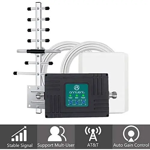 Cell Phone Signal Booster for AT&T T-Mobile GSM 3G 4G LTE - Tri-Band 2/5/12/17 Cell Phone Repeater Antennas for Home and Office - Stop Dropped Calls Improve Data Speeds in Remote Area Cell Phone Signal Booster for AT&T T-Mobile GSM 3G 4G LTE - Tri-Band 2/5/12/17 Cell Phone Repeater Antennas for Home and Office - Stop Dropped Calls Improve Data Speeds in Remote Area