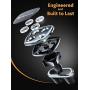 BESTRIX Magnetic Phone Car Holder for Air Vent | Universal Magnetic Car Phone Holder Mount Compatible with iPhone 11 11Pro Xr Xs XS MAX X 8 8Plus 7 Galaxy Note S7 8 9 10 & All Smartphones up to 6.5"