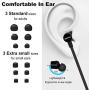 Joymiso Tangle Free Earbuds for Kids Women Small Ears with Case, Comfortable Lightweight in Ear Headphones, Flat Cable Ear Buds Wired Earphones with Microphone and Volume Control for Cell Phone Laptop