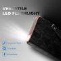 Solar Power Bank, 20000mAh Solar Charger with Quick Charge Type C 3A and Micro 2.4A Input,Portable Charger with Dual 2.4A Outputs and 3 Modes of LED Flashlight,Suitable for Smartphones and More
