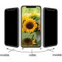 HOMEMO Privacy Screen Protector for iPhone 11/iPhone XR 6.1Inch 2 Pack Anti Spy Tempered Glass Anti Scratch Case Friendly