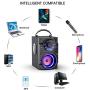 EIFER Portable Bluetooth Speakers with Subwoofer Rich Bass Wireless Outdoor/Indoor Party Speakers MP3 Player Powerful Speaker Support Remote Control FM Radio for Phone Computer PC Home TV