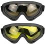 Snowboard Gogglesfor Men Girl Kids Goggle Winter Skiing Outdoor Sport Goggles Adjustable for Ski Goggles Compatible with UV 400 Protection, Wind Resistance Anti-Glare Lenses 2 Pack (Black/Tawny+Yellow)