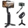 FeiyuTech Vimble One Gimbal Stabilizer for iPhone Android Smartphone, Anti-Shake Foldable Gimbal Handheld Selfie Stick Tripod Phone Holder with 18cm Extensional Stick, Vlog Youtuber Live Video TikTok