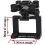 Action Camera Frame Anti-Shock Gimbal Mount Holder Bracket for Syma X8 X8G X8HG X8C X8HC X8W X8HW X8 Pro RC Quadcopter Compatible with Gopro Hero Xiaoyi (Xiaomi Yi) SJcam Camera