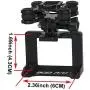 Action Camera Frame Anti-Shock Gimbal Mount Holder Bracket for Syma X8 X8G X8HG X8C X8HC X8W X8HW X8 Pro RC Quadcopter Compatible with Gopro Hero Xiaoyi (Xiaomi Yi) SJcam Camera