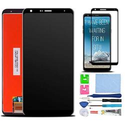 XR MARKET Compatible LG Stylo 5 Screen Replacement, LCD Display Touch Digitizer Assembly Part for LMQ720QM5 720PS 720MS 720VSP 6.2 Inch with Tools + Full Coverage Screen Protector Black