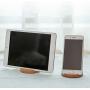 Cell Phone Desk Stand Holder, MHKBD Deer Cute Phone Stand Wooden Cellphone Holder with Anti-Slip Base Phone Cradle Fits All Smart Phones, Desk Decoration