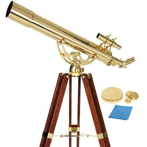 Celestron 21034 Ambassador 80mm Refractor Telescope (Brass)