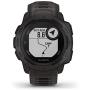 Garmin Instinct, Rugged Outdoor Watch with GPS, Features GLONASS and Galileo, Heart Rate Monitoring and 3-Axis Compass, Graphite