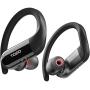 TOZO T5 Bluetooth Headphones True Wireless Earbuds TWS Sport Earphones Touch Control Headset with Wireless Charging Case HiFi Bass Stereo,Built in Mic Sweatproof for Running, Gym, Workout,Black