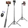 57-inch Phone Tripod Stand, Extendable Cell Phone Selfie Stick, Compatible with iPhone, Android, DSLR, Action Camera.Includes Wireless Remote, Cell Phone Holder and Gopro Adapter, Travel Lightweight 57-inch Phone Tripod Stand, Extendable Cell Phone Selfie Stick, Compatible with iPhone, Android, DSLR, Action Camera.Includes Wireless Remote, Cell Phone Holder and Gopro Adapter, Travel Lightweight
