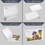 MÍRA-K Acrylic Picture Frame 4 x 6 with Magnetic Closure | Crystal Memories | Double Sided Frameless Lucite Photo Frame for Tabletop | Decorative Keepsake Display for Tickets, Postcards and Awards