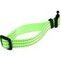 Mile High Life Dog Collar | Nylon with Reflective Three 3M Straps | Lime Green Hot Blue Pink Purple Red